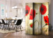 Room Separator Golden Poppy Field - romantic red flowers in an artistic motif 95533 additionalThumb 2