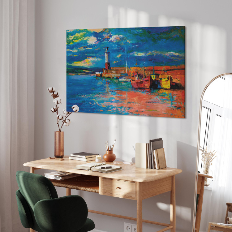 Canvas Art Print Seaside Landscape: The Lighthouse 98033 additionalImage 10