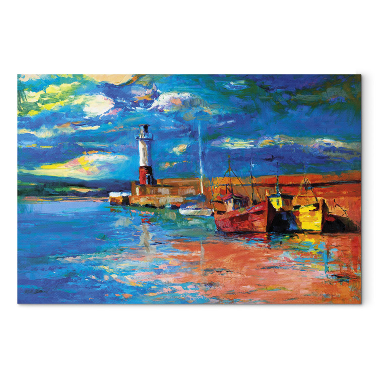 Canvas Art Print Seaside Landscape: The Lighthouse 98033