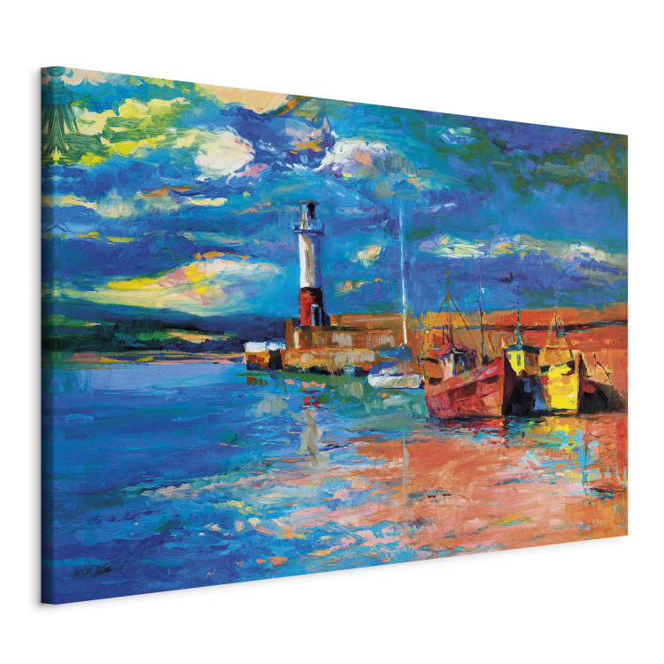 Canvas Art Print Seaside Landscape: The Lighthouse 98033 additionalImage 2
