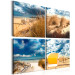 Canvas Print Summer Frames (4-piece) - Holidays by the Mediterranean Sea 106243 additionalThumb 2
