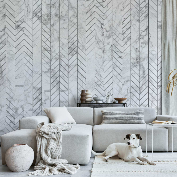 Modern Wallpaper Tread (Grey) 108043