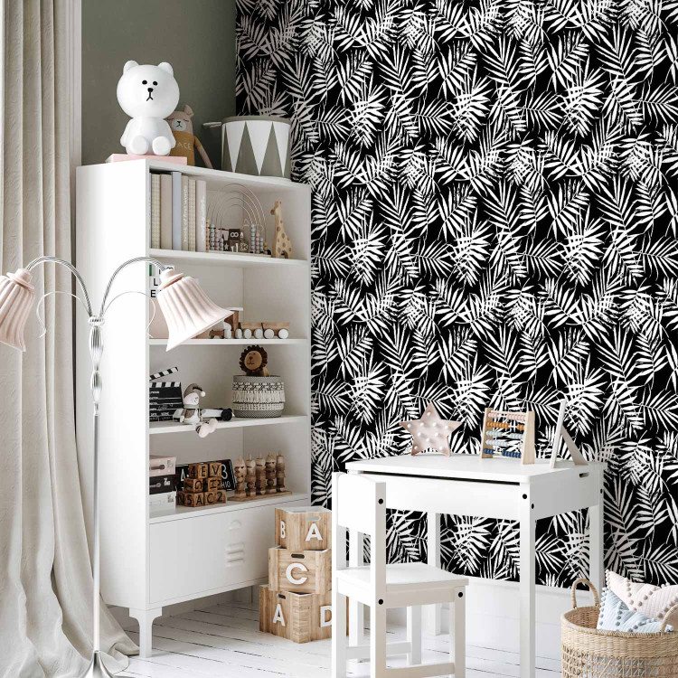 Modern Wallpaper Black and White Jungle 113743 additionalImage 4