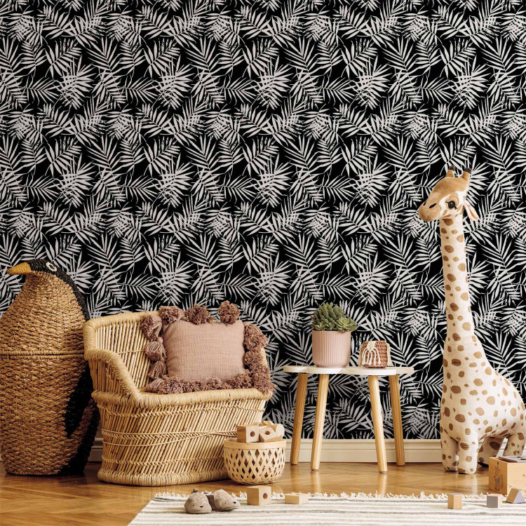 Modern Wallpaper Black and White Jungle 113743 additionalImage 8