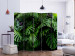 Room Divider Screen Rainforests II - landscape of tropical monstera leaves against a jungle backdrop 114043 additionalThumb 2