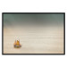Wall Poster Sailboat - brown sails against a beige-green seascape 117343 additionalThumb 17