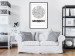 Poster Retro Munich - black and white map of the city with English texts 118443 additionalThumb 3