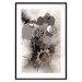Poster Seahorse - abstract metal elements against a backdrop of light clouds 122743 additionalThumb 15