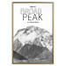 Poster Broad Peak - black and white mountain landscape with English captions 123743 additionalThumb 20
