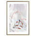 Poster I Am Woman - white lily flower with delicate red contrast 127243 additionalThumb 14