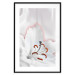 Poster I Am Woman - white lily flower with delicate red contrast 127243 additionalThumb 17