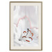 Poster I Am Woman - white lily flower with delicate red contrast 127243 additionalThumb 20