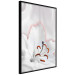 Poster I Am Woman - white lily flower with delicate red contrast 127243 additionalThumb 11