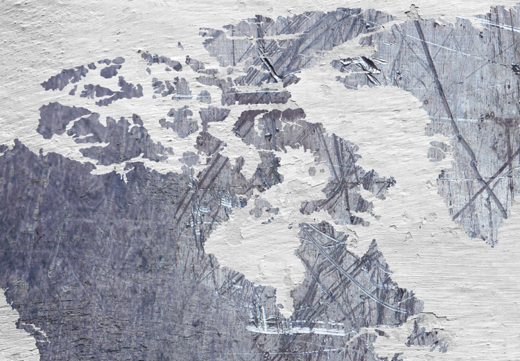 Large canvas print Concrete World Map [Large Format] 128343 additionalImage 3