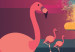 Poster What a Perfect Day - composition with flamingos and English quotes 128843 additionalThumb 12