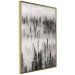 Poster Nesting Site - landscape of a forest with spruce trees covered in thick fog 130243 additionalThumb 12