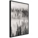Poster Nesting Site - landscape of a forest with spruce trees covered in thick fog 130243 additionalThumb 11