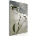 Canvas Art Print Mistletoe sprig - winter, botanical photography on a grey background 130743 additionalThumb 2