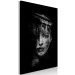 Canvas Print Feminine Architecture (1-piece) Vertical - gray portrait of a woman 131743 additionalThumb 2