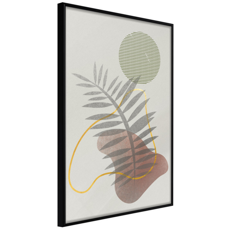 Wall Poster Palm Shadow - plant among various figures in an abstract motif 131843 additionalImage 10