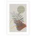 Wall Poster Palm Shadow - plant among various figures in an abstract motif 131843 additionalThumb 25