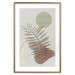 Wall Poster Palm Shadow - plant among various figures in an abstract motif 131843 additionalThumb 16