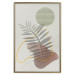 Wall Poster Palm Shadow - plant among various figures in an abstract motif 131843 additionalThumb 21