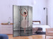 Room Divider Ballerina like Degas Painting (3-piece) - woman against a concrete background 132543 additionalThumb 2