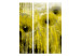 Room Divider Screen Yellow madness (3-piece) - vanilla composition in wildflowers 132643 additionalThumb 3