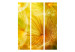 Room Separator Delicate Dandelion Puffs (3-piece) - yellow fantasy in flowers 132743 additionalThumb 3