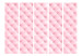 Folding Screen Sweet Foam II - quilted leather texture in light pink 133743 additionalThumb 3