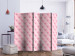 Folding Screen Sweet Foam II - quilted leather texture in light pink 133743 additionalThumb 2