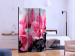 Room Divider Screen Orchid Flowers and Stones - pink lilies and black stones in a zen style 133943 additionalThumb 2