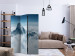 Room Divider Mountain Peak in Clouds (3-piece) - winter landscape of snowy rocks 134143 additionalThumb 4