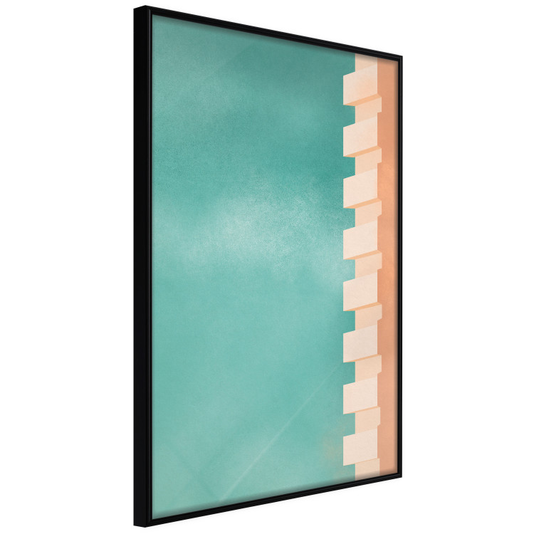 Wall Poster Northern Balconies - architecture of a pastel-colored wall against a bright sky 134743 additionalImage 11