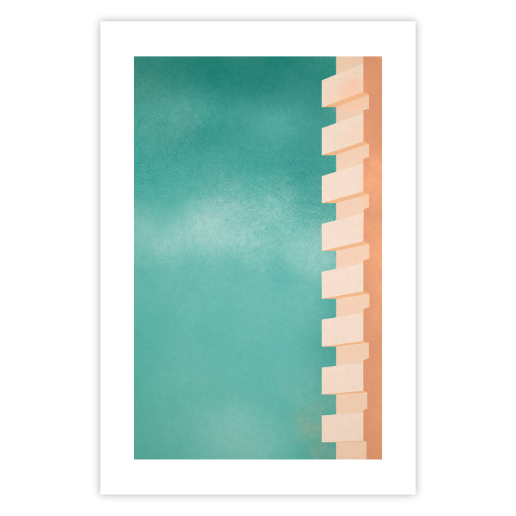 Wall Poster Northern Balconies - architecture of a pastel-colored wall against a bright sky 134743 additionalImage 19