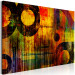 Canvas Art Print Painted Poetry (1-piece) Wide - abstract colorful patterns 135343 additionalThumb 2