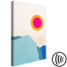 Canvas Ice fjord - abstract Scandinavian landscape with the sun 135643 additionalThumb 6