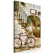 Canvas Art Print Bike on the stone stairs - photography of the Italian town 135843 additionalThumb 2