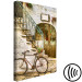 Canvas Art Print Bike on the stone stairs - photography of the Italian town 135843 additionalThumb 6