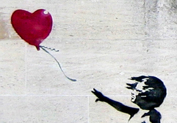 Large canvas print Girl With a Balloon by Banksy II [Large Format] 136443 additionalImage 5