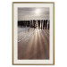 Wall Poster Light of Hope - seascape of a beach against a setting sun 138043 additionalThumb 18
