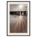 Wall Poster Light of Hope - seascape of a beach against a setting sun 138043 additionalThumb 17