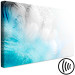 Canvas Print Feathers (1-piece) Wide - third variant - turquoise abstraction 138243 additionalThumb 6