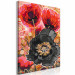 Paint by Number Kit Blooming Poppies - Three Flowers and Black, Red and Gold Accessories 144143 additionalThumb 6