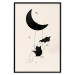 Wall Poster Fun - Girl Swinging on the Moon Surrounded by Stars 146143 additionalThumb 15