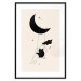 Wall Poster Fun - Girl Swinging on the Moon Surrounded by Stars 146143 additionalThumb 19