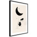 Wall Poster Fun - Girl Swinging on the Moon Surrounded by Stars 146143 additionalThumb 8