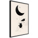 Wall Poster Fun - Girl Swinging on the Moon Surrounded by Stars 146143 additionalThumb 5