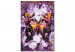 Paint by Number Kit Harmony - Purple Butterfly on a Background of Purple Flower Petals 146543 additionalThumb 3